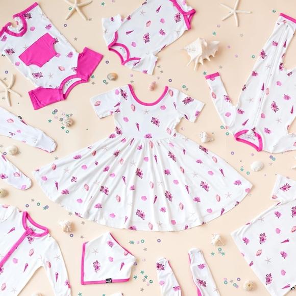 Kyte BABY Raspberry Shell LS PJ Set - Picture 4 of 5